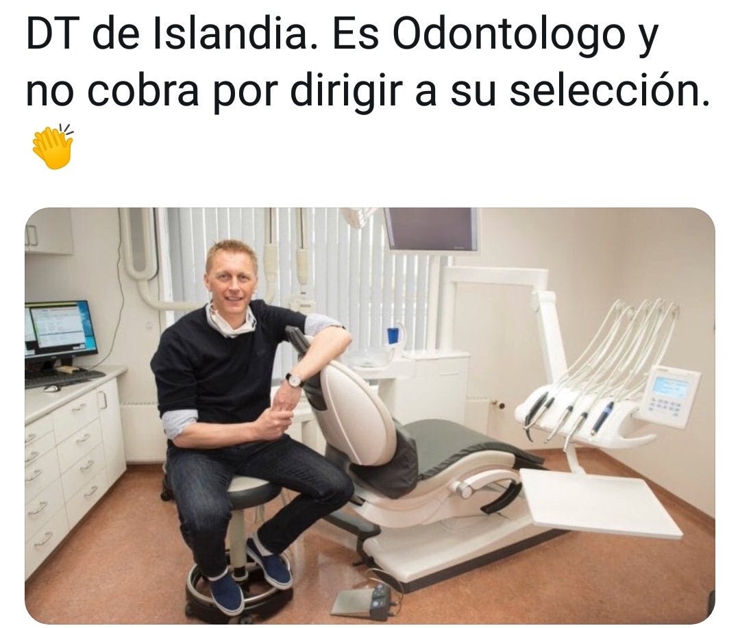 Sumaj_Warmi's tweet photo. #Rusia2018 🔴 #HeimirHallgrimsson, técnico de los Vikingos desde el 2013, y odontólogo de profesión.
https://t.co/NAgfjzuEJx  //#ISLARG https://t.co/VMNnF2TXAP
