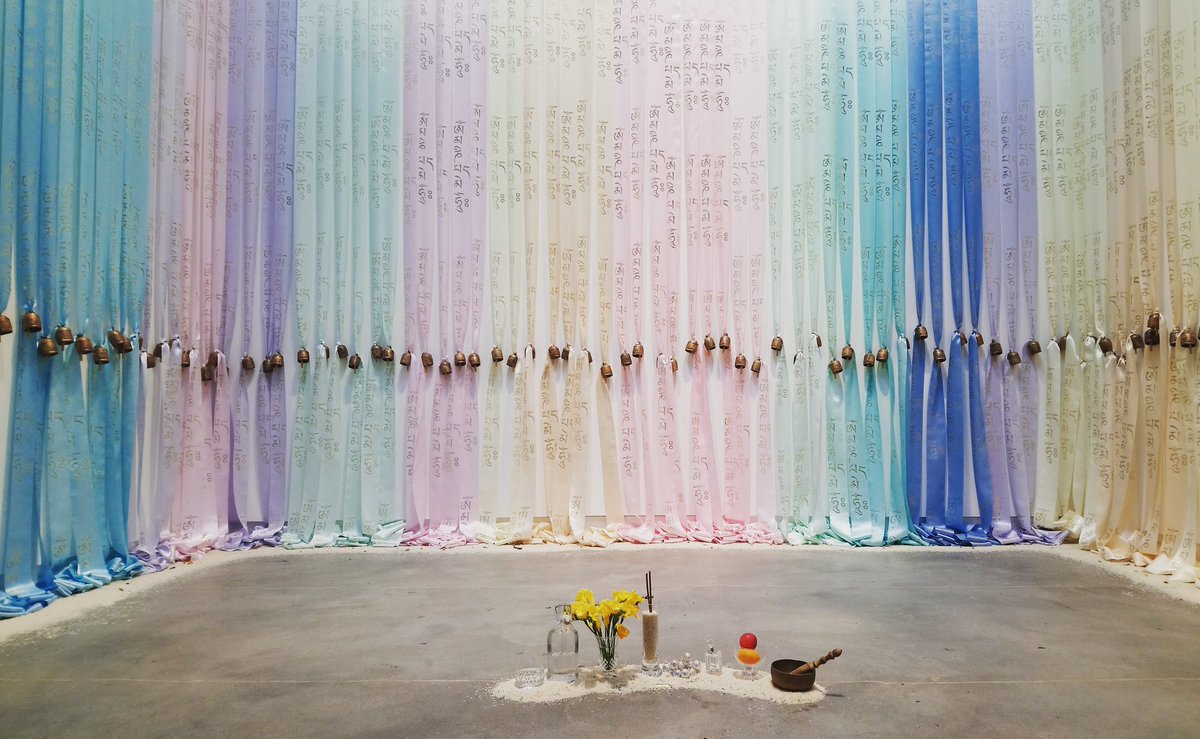 kebabette's tweet photo. Relishing my Sunday sift through the  exhibitions at @CoCAChch. Tim Veling's Red Zone photos, Energetic Forces by Ria Bancroft, and these soothing beauties by Tiffany Singh. https://t.co/gTXAFurvQS