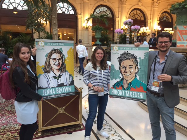 Nic365's tweet image. Thanks to @saastr for a fabulous event at the most beautiful venue #SaaStreuropa. Great talks, great crowd, great speaker illustrations and a big fan of #braindates.  
Quote of the day from one of team @GoCardless &quot;That&apos;s the best festival I&apos;ve ever been to.&quot;