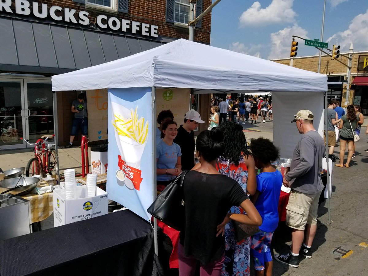 Taste of Broad Ripple going on right now! Come and visit the Taste booth and get delicious.  #delicacies #local #party  #yum