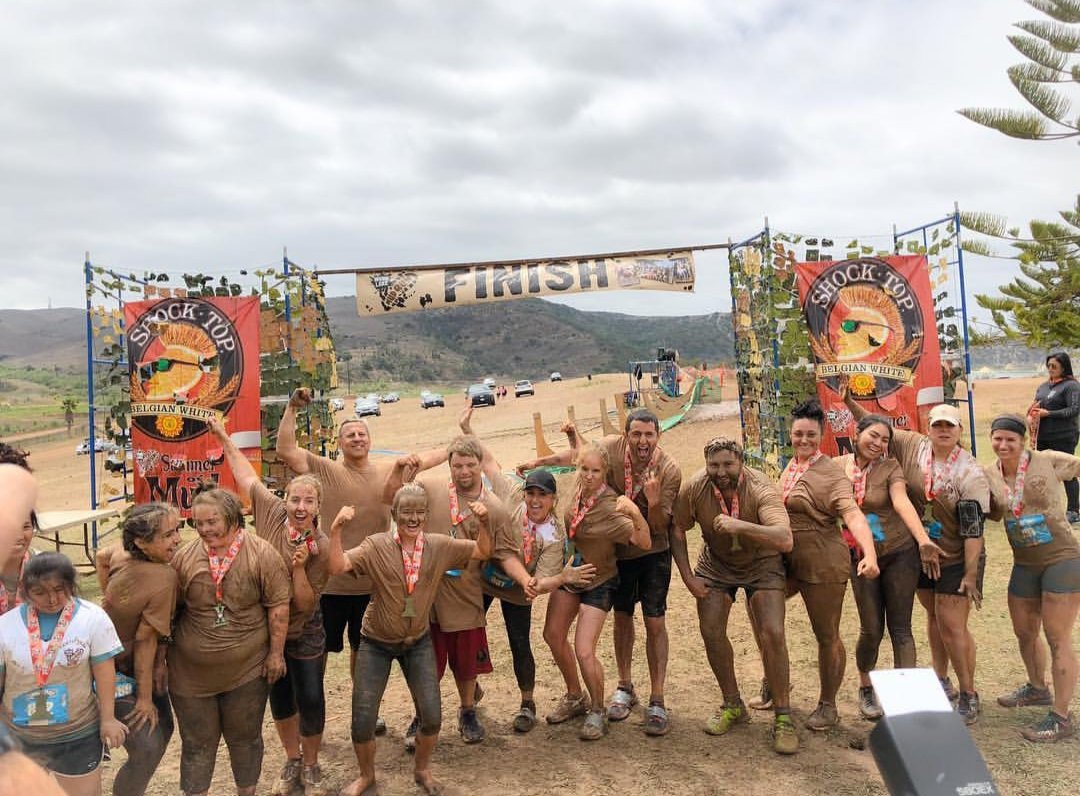 tsspiegel's tweet photo. We finished!! What a fun and muddy time! 😁 #ABCHopes #MudRun #HopersGetDirty https://t.co/OvD6CWeBj9