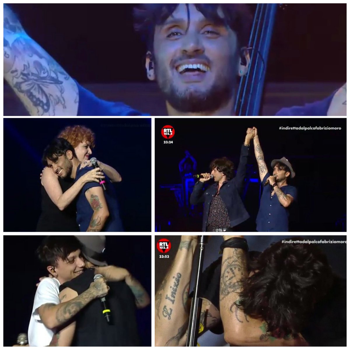 FabrizioMoroPag's tweet photo. NOTTE MAGICA! ❤️
G R A Z I E! @FabrizioMoroOff
@MetaErmal @FiorellaMannoia @IlVeroUltimo 
#FabrizioMoro #FabrizioMoroOlimpico #indirettadalpalcofabriziomoro https://t.co/7b3CMm5Zan