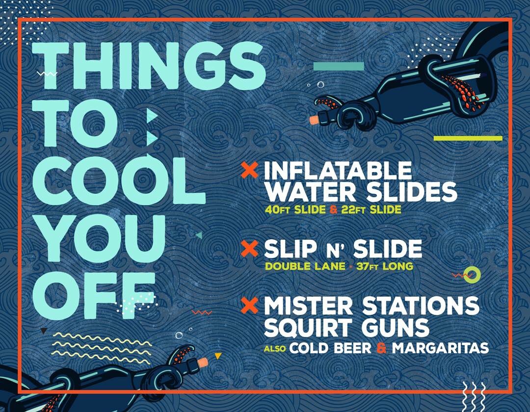 SudsandSlides's tweet photo. @SudsandSlides is just two weeks away! We can't wait to have some summer fun cooling down with you guys. We're bringing out some fun water activities, food and adult beverages to let the good times roll! Get your tickets online at https://t.co/XkYqcRPdYE. https://t.co/ksrQ3yQROI