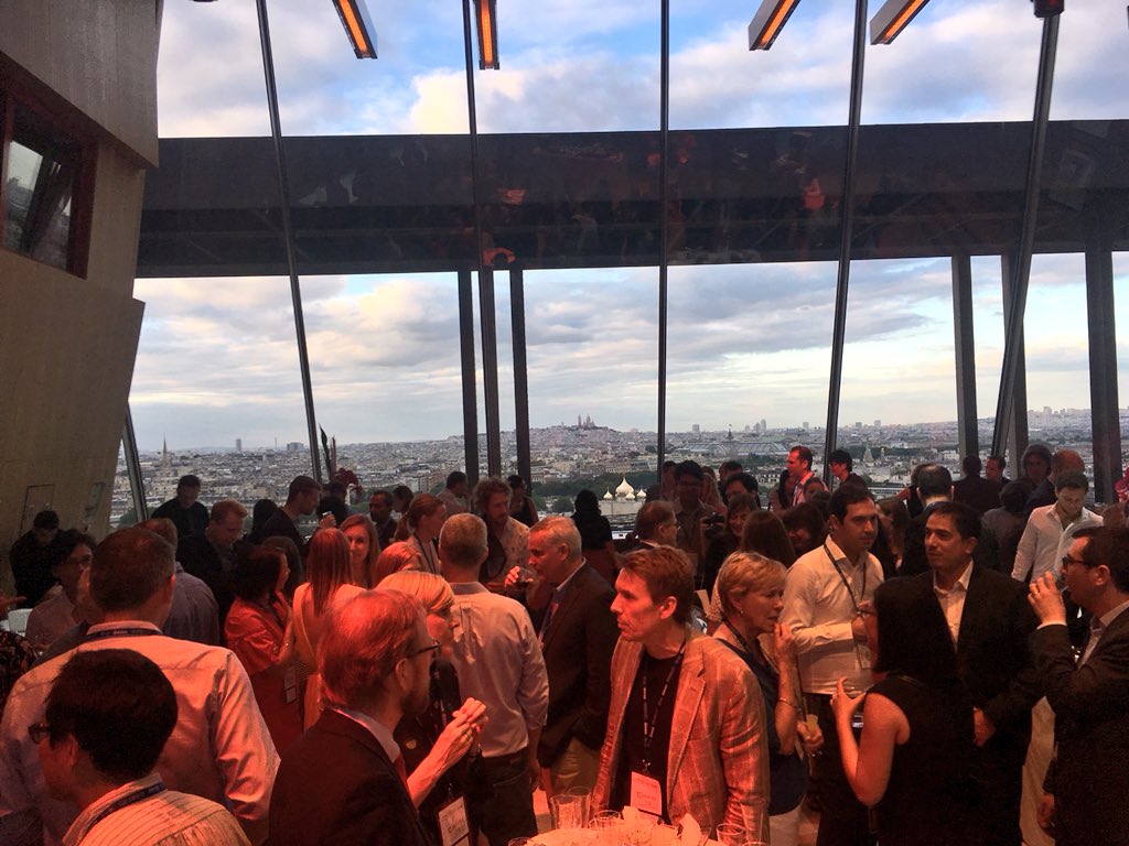 DrGuyader's tweet photo. Ending #servsig2018 at the Eiffel Tower with @BartLariviere’s announcement of a new award: the last one standing, so called “party award”☝️embedding the fun spirit of the service community (dixit @RayFiskTX)! https://t.co/hZ0ajVqHSS