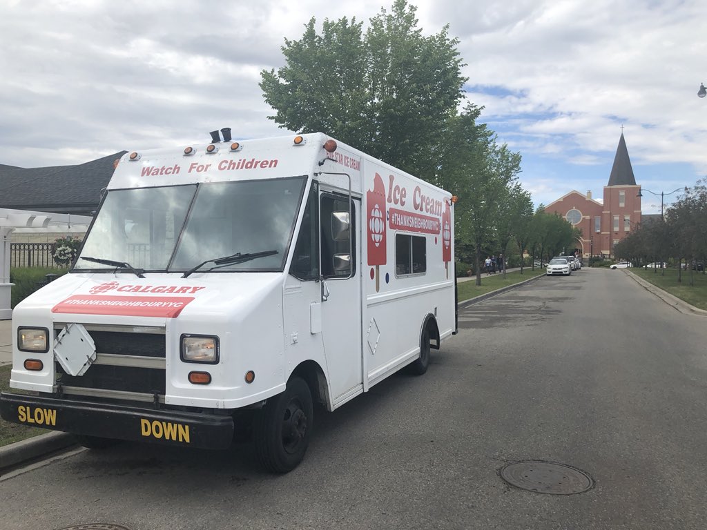 CBCCalgary's tweet photo. Hey #Wentworth, hope you’re ready for some 🍦! #thanksneighboryyc #YYCNeighborDay https://t.co/sWhtPeYjJC