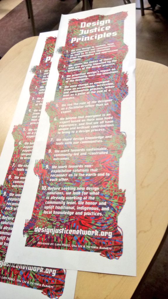 corneggs's tweet image. If you&apos;re a designer or touched by design, read the principles for accountable design and implement them into your work! designjusticenetwork.org #designjusticenetwork #amc2018