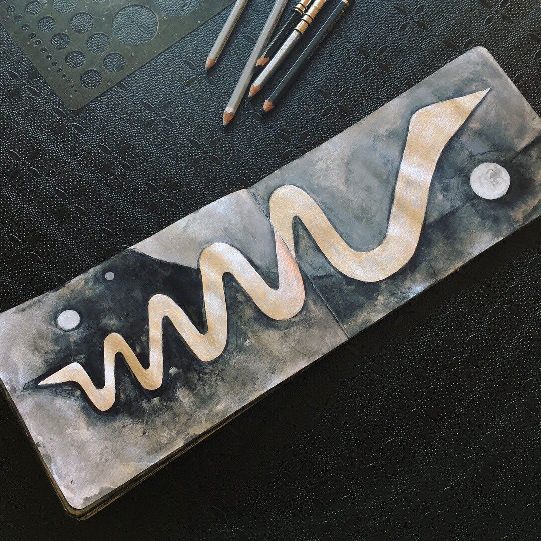 JuliaHensley's tweet image. More views - #biomechanical #spaceform (snake-type) cruising the planet Čhal

✨🤖🐍🤖✨

 #scifi #ancientfuture