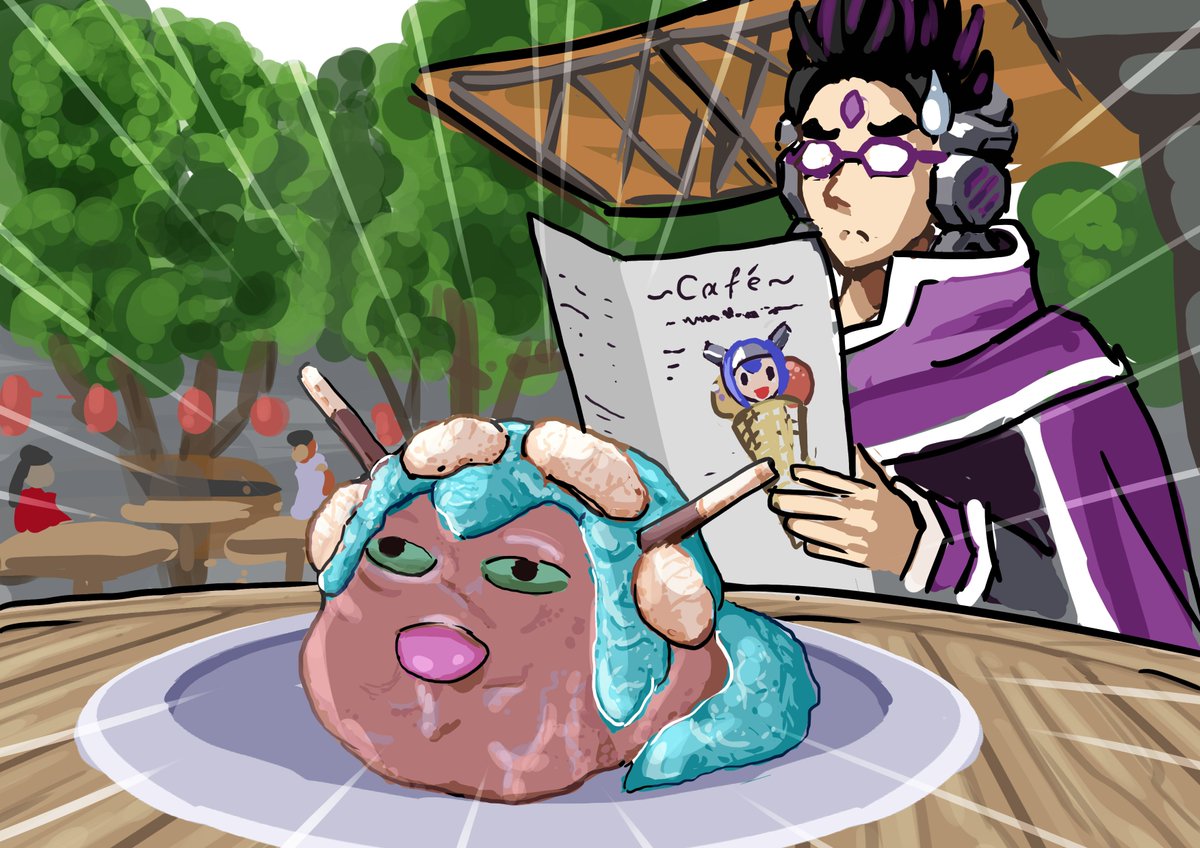 RadicalFishGame's tweet photo. Our #CrossCode #gamedev stream concluded with lots of mapping and then this abomination of an ice cream. #BieneMaya https://t.co/VSGMS5Wd8J https://t.co/NTCyPfIycm