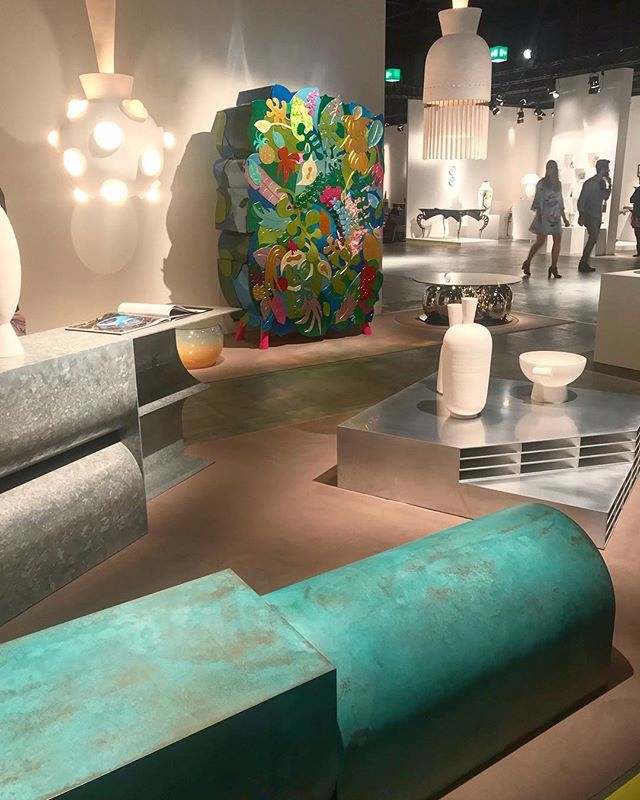 levinchin's tweet photo. The The Future Perfect stand, incl., finally, a real-life view of Chris Wolston’s “Jungle Armoire”, at Design Miami/ Basel, Basel Art Week 2018.
.
#baselartweek #baselartweek2018 #basel #switzerland #art #levinchintrendscout #messebasel #designmiami #des… https://t.co/9p3oMzB80f https://t.co/92tYC0P1kl