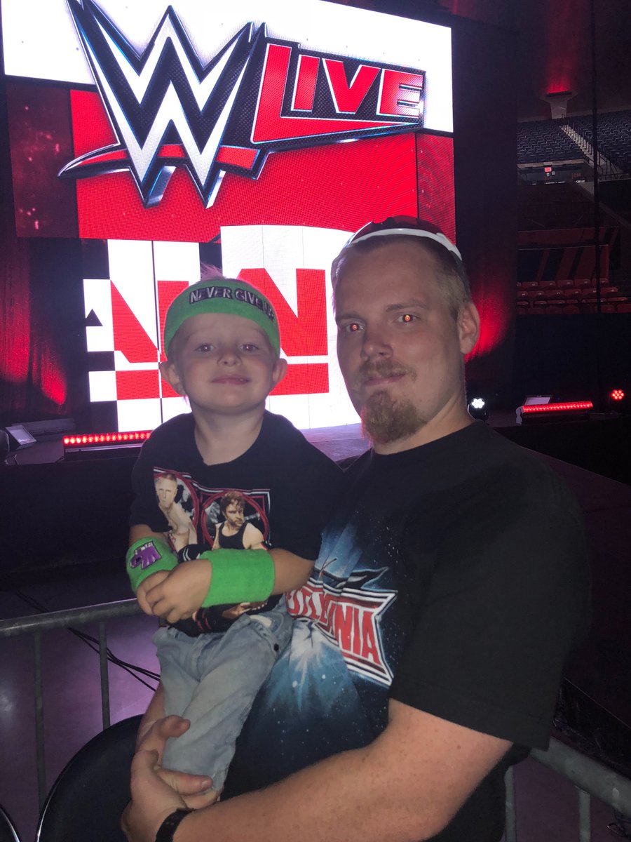 jreed3808's tweet photo. Ivan’s first WWE event #WWEChampaign https://t.co/EBwO7P8YEX