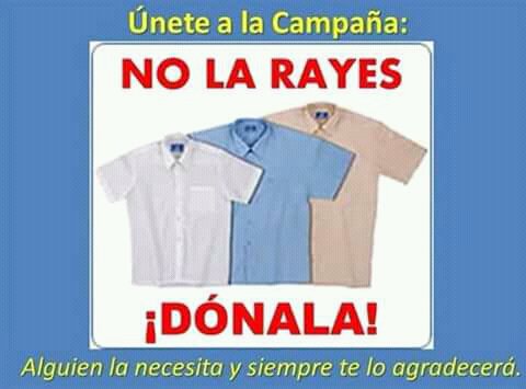 rosabecerra3's tweet photo. En la UEN Ezequiel Zamora en el municipio Urdaneta del estado Bolivariano de Miranda iniciamos el donativo de uniformes escolares, Felicitaciones muchachos así se hace Patria!!! @NicolasMaduro @JauaMiranda @HectoRodriguez @Nancyor7 @ZYSEGMIRANDA https://t.co/6XS6YAkVLM
