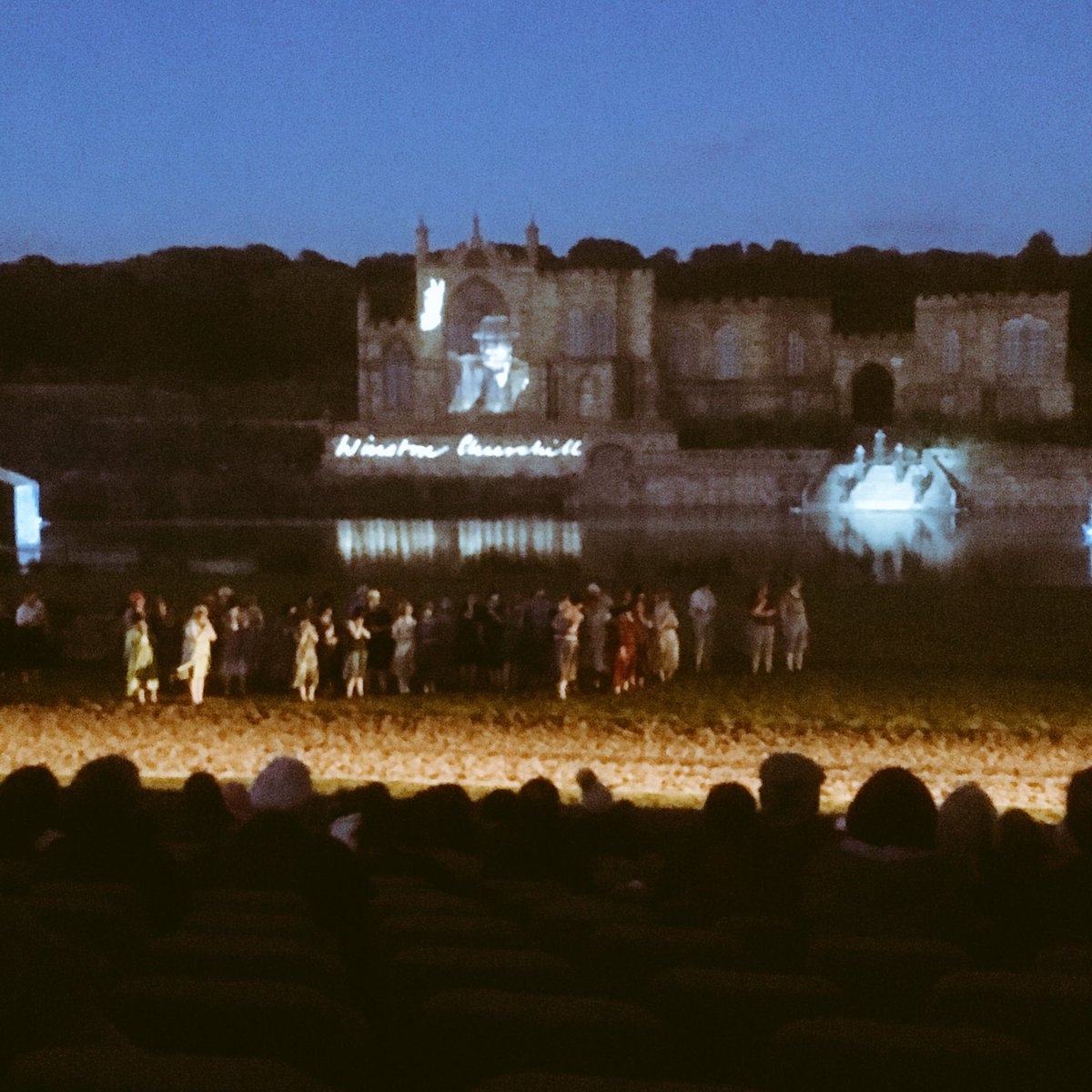 debsharratt's tweet photo. Itโs not everyday you get to sit next to Jonathan Ruffer and watch his show!
Every single person was amazing ... and the animals. Blown away for the second time by @kynrenuk #kynren #EpicTaleOfEngland #2000yearsofhistory #durham #bishopauckland @MyBoysClub #pressnight https://t.co/sRBUIBdw1Q