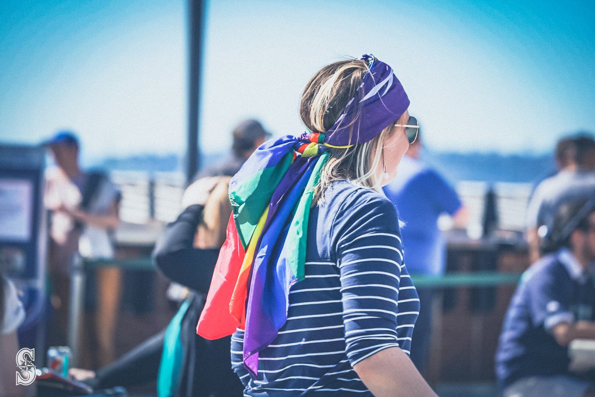 Mariners's tweet photo. Love is love.

Our #Pride Night celebration is in full swing at @SafecoField. https://t.co/z3PPbBbjYM