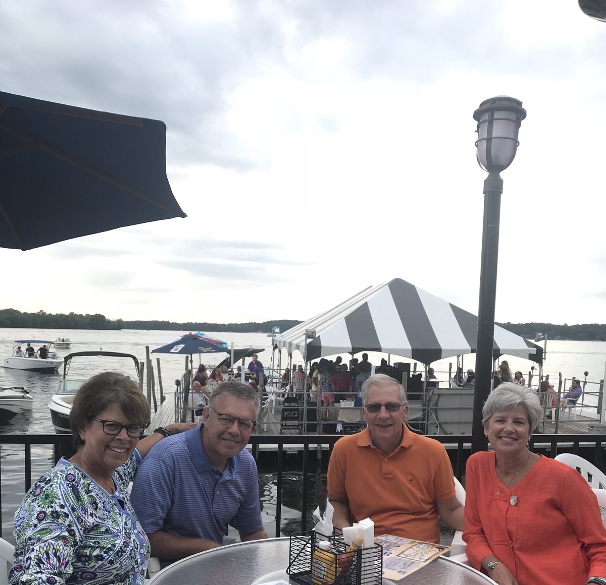nancyfisher20's tweet photo. Beautiful evening and delicious dinner @BottomsUpBeer https://t.co/Bed2SKniwU