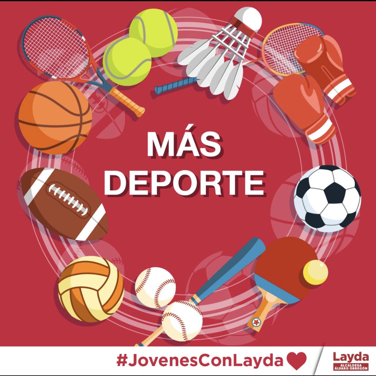 LaydaSansores's tweet photo. En #ÁlvaroObregón #LaydaPropone:
✅ Más cultura
✅ Más arte
✅ Más deporte
✅ Más educación
#JóvenesConLayda❤ #JuntosHaremosHistoria #MorenaVa https://t.co/wxqgZ2LTND