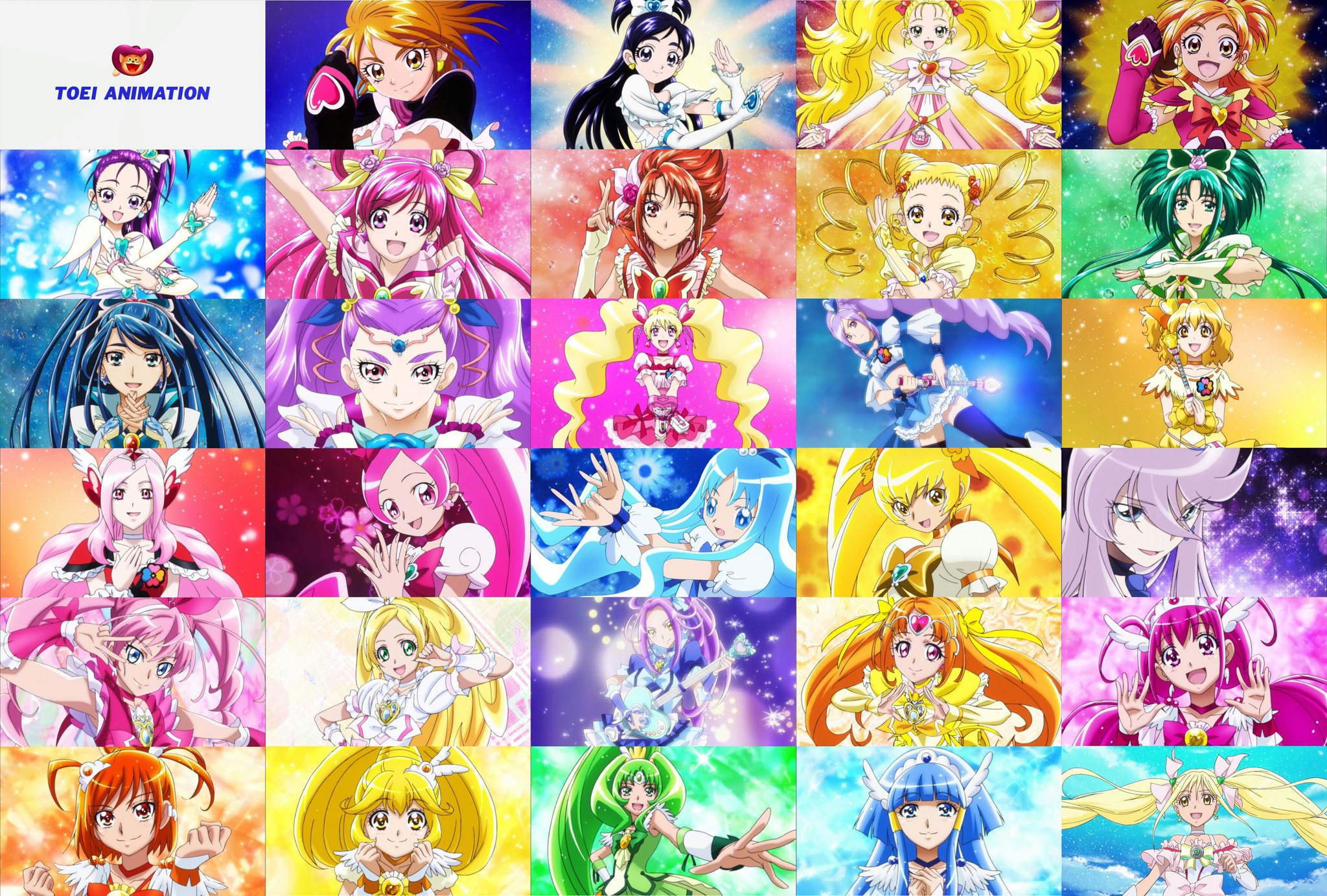 Kira ふたり から始まったプリキュアオールスターズ総勢58人 Precure Kira ふたり から始まったプリキュアオールスターズ総勢58人 Precure