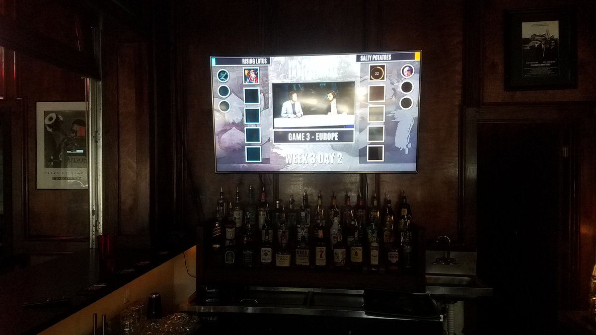 priebe's tweet image. Sometimes you just gotta watch #vainglory while you work.