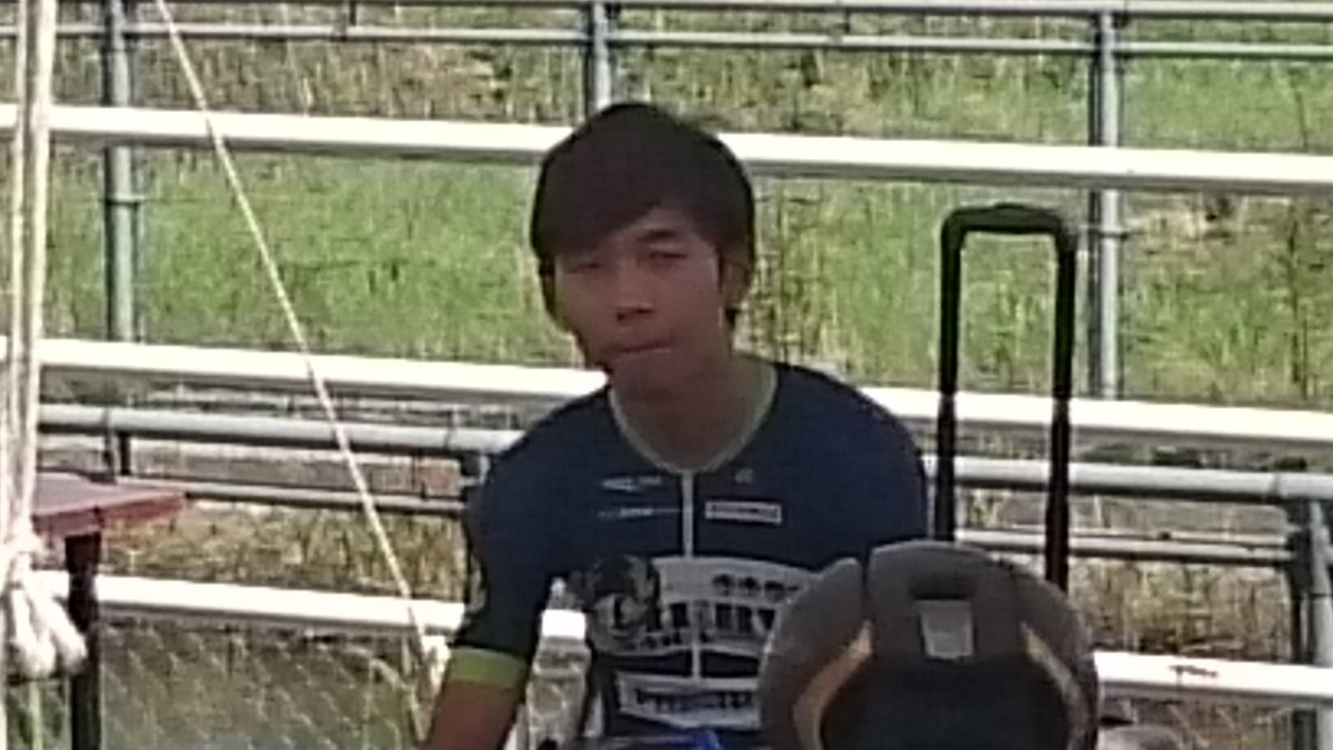 CIERVO_NARA's tweet photo. 全日本選手権タイムトライアル、ジュニアカテゴリーの入部宏樹選手、間もなく(9時19分)スタートです。 https://t.co/yILqBonWpK
