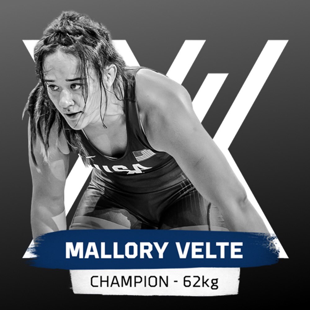 FloWrestling's tweet photo. Welcome to the World Team, Mallory Velte. https://t.co/WLiEWjPnTG