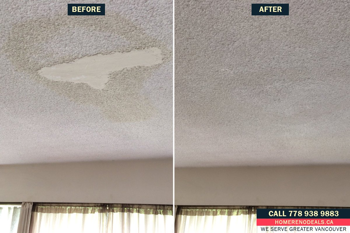 Home Reno Deals On Twitter Popcorn Ceiling Repair Services