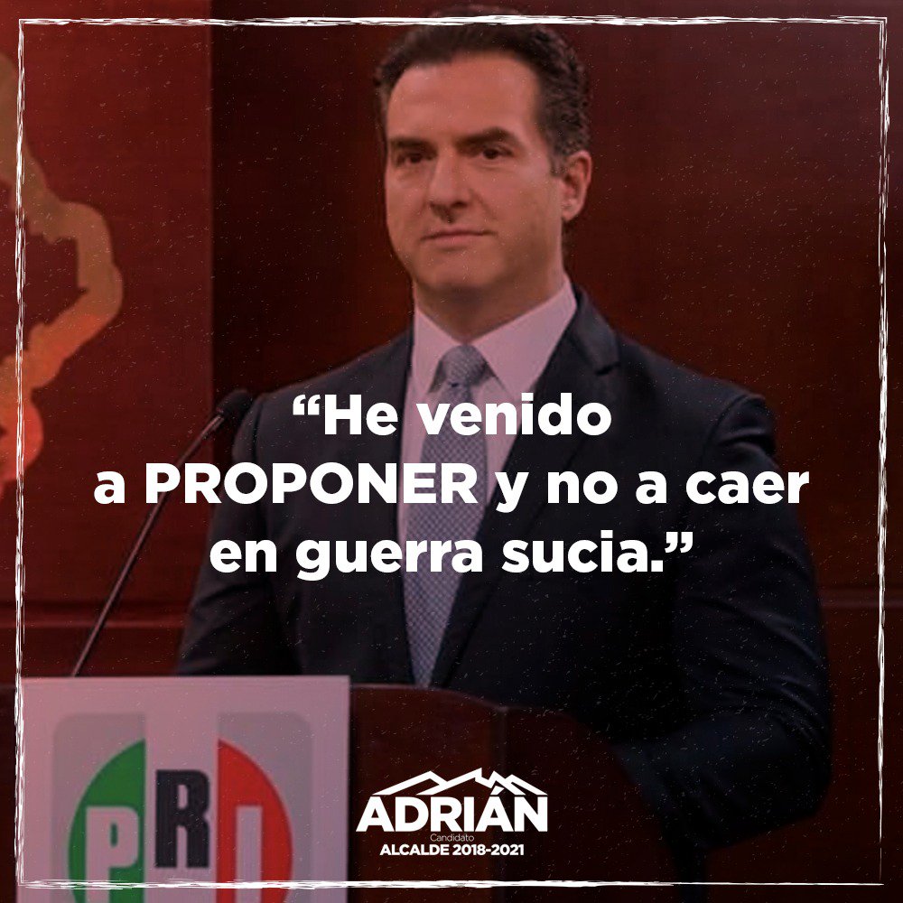 AdrianDeLaGarza's tweet photo. Por respeto a todos, esta tarde, como lo he hecho durante mi campaña, he venido a PROPONER y no a caer en guerra sucia.
#DebatesCEENL2018 https://t.co/Bwp65JPh2F