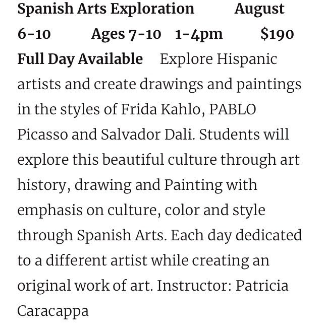 CaracappaSenora's tweet image. #Summer
#SummerArtClasses
#Smithtown
🌻💐🌺Come paint with me this summer🌺🌸💐🌻🌺