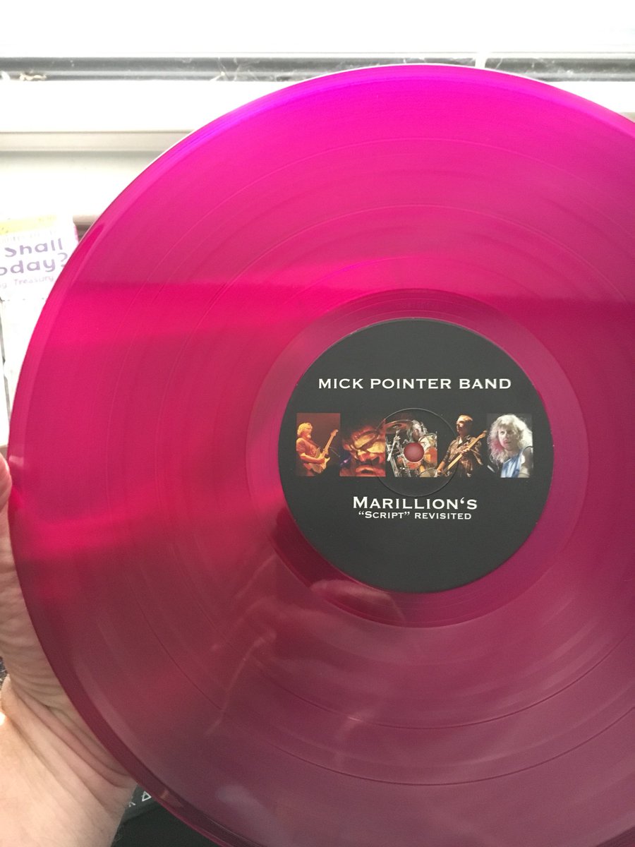 progpala's tweet image. Going out on vinyl sojourns is always an adventure. I never expected this. High points for presentation.  I can wait to listen. 😁#scriptforajesterstear #marillion