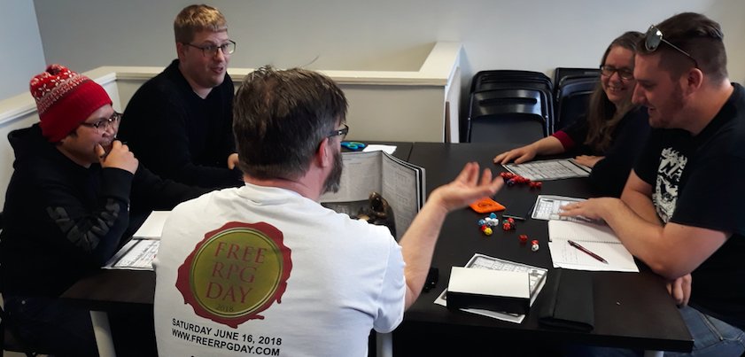 Chaosium (@chaosium_inc) on Twitter photo And <a href="/FreeRPGDay/">Free RPG Day 🎲 June 21, 2025</a> 2018 coming to an end! Lynne Hardy's @CogsandCakes SCRITCH SCRATCH proved to be very popular, with all copies gone at many locations soon after doors opened. BIG THANKS to Keepers from the #CultOfChaos for running games in #FLGS all over the world!
#CallOfCthulhu And <a href="/FreeRPGDay/">Free RPG Day 🎲 June 21, 2025</a> 2018 coming to an end! Lynne Hardy's @CogsandCakes SCRITCH SCRATCH proved to be very popular, with all copies gone at many locations soon after doors opened. BIG THANKS to Keepers from the #CultOfChaos for running games in #FLGS all over the world!
#CallOfCthulhu