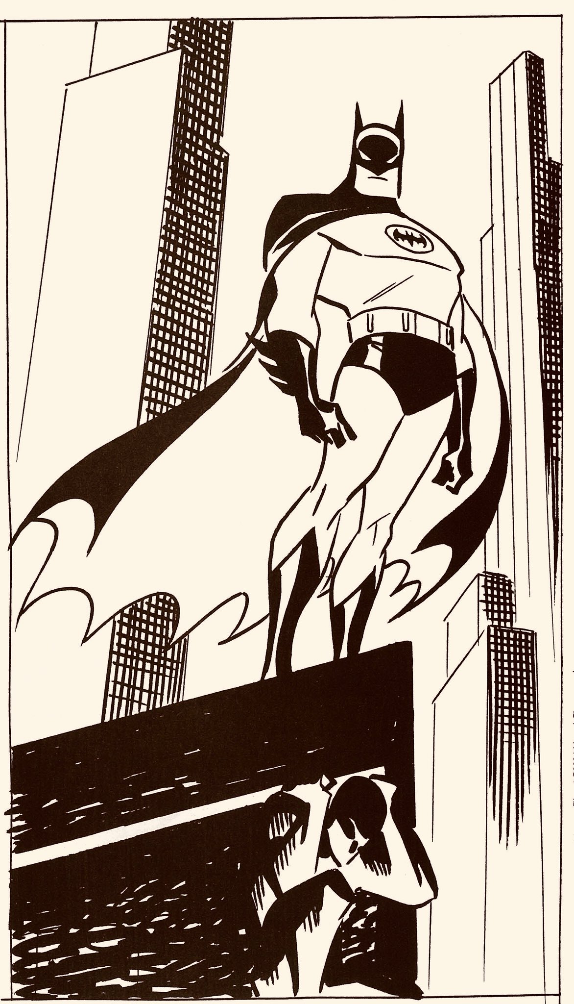 Cool Comic Art on X: "Batman by Bruce Timm https://t.co/TVJLrfN6Pg" / X