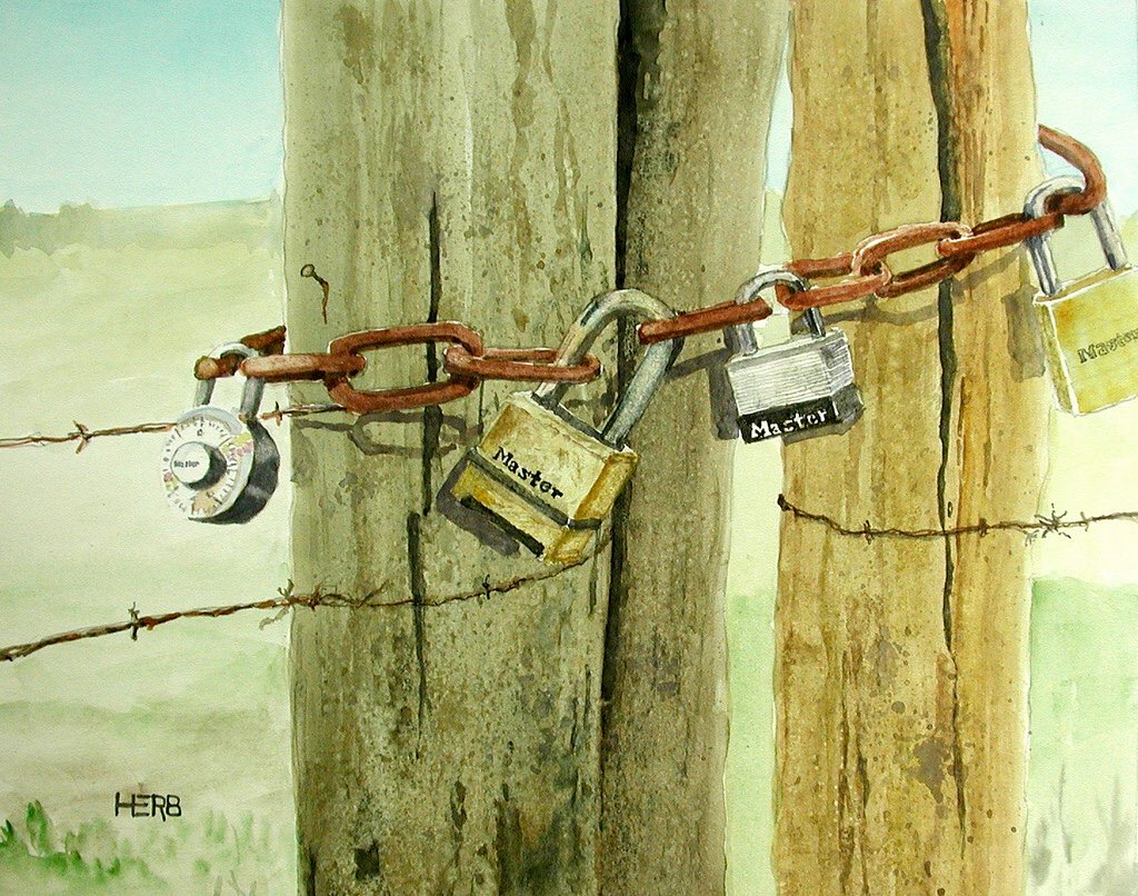 herbwilley's tweet photo. “Fineart comforts and inspires”
The Old Master
Transparent watercolor
#HerbWilley #HERB #fineart #art #fineartist #transparentwatercolors #paintings #artcollect #artcollectors #artcollecting
#oldmaster #theoldmaster #masterlocks #locksandchain #stainlesssteelpadlock #padlocks https://t.co/vAd8d0orP3