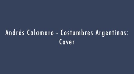 pickdelay's tweet photo. #costumbresargentinas #andrescalamaro #enelopera #cover  #PickDelay ► https://t.co/AQfracEl3v https://t.co/2ER2rf5ua6