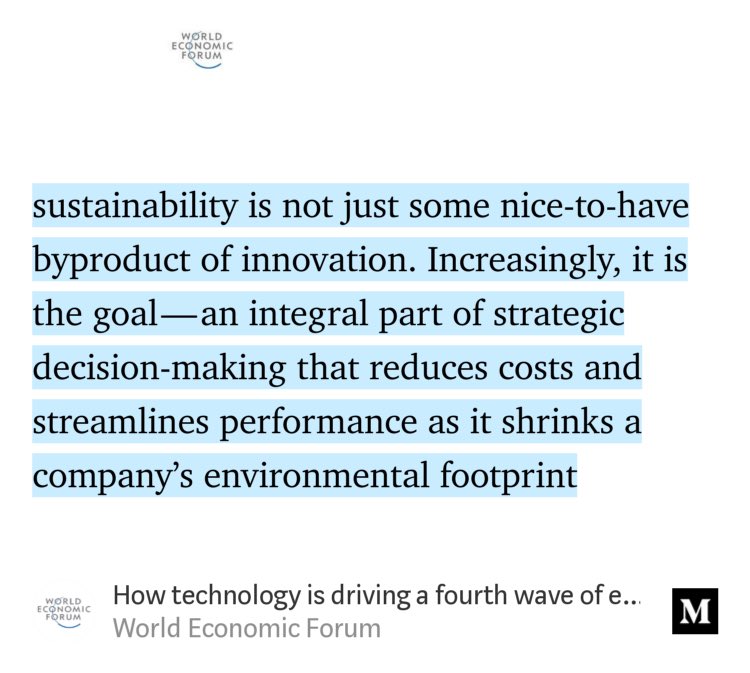 raphael_Hd's tweet photo. “How technology is driving a fourth wave of environmentalism” by @wef https://t.co/ipC0mLrr5v https://t.co/hREx2hbvz6