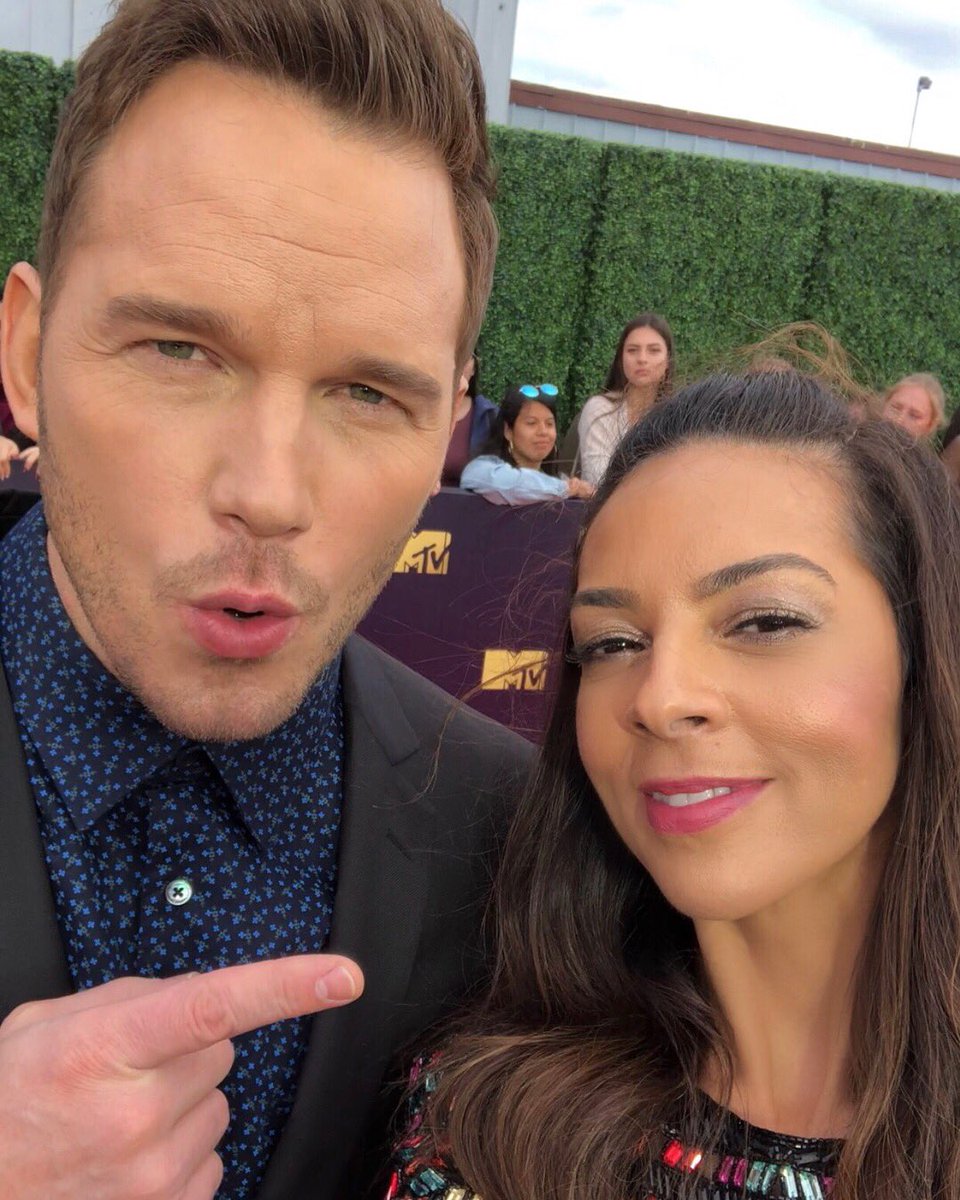 TerriSeymour's tweet photo. Congratulations @prattprattpratt on your @MTVAwards #GenerationAward 

#MTVAwards  #ExtraTv https://t.co/8wDSJtwAh6