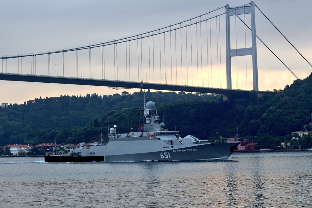 Yoruk Isik Caspian Flotilla Corvettes Transit Bosphorus Vmf Project Kf Cf Buyan M Class Corvette Veliki Ustyug With Carbon Fibre Superstructure Armed With Ss N 30 Kalibr Missiles Transited Mediterranean Bound Bosphorus 651 Yoruk Isik Caspian Flotilla Corvettes Transit Bosphorus Vmf Project Kf Cf Buyan M Class Corvette Veliki Ustyug With Carbon Fibre Superstructure Armed With Ss N 30 Kalibr Missiles Transited Mediterranean Bound Bosphorus 651