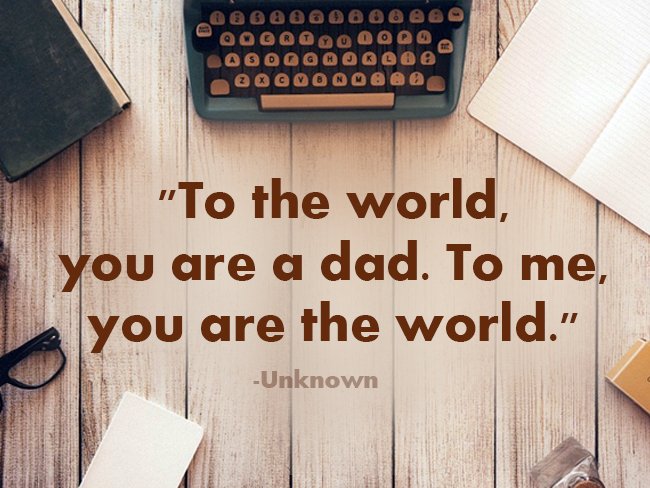 #SundayMorning - Good Morning and Happy #FathersDay to all the Dads 
"To the world, you are a dad. To me, you are the world." 
#FathersDayWeekend 
nroutes.co.za
