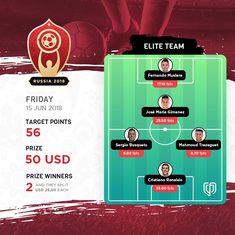drafteam's tweet photo. Are you ready for the Challenge?

https://t.co/U4JaWHZlxO

#Drafteam #FantasyChallenge #WorldCup #Fantasy #DailyFantasy #Russia2018 #Copa2018 #CopaDoMundo #CopaDoMundo2018 #Soccer https://t.co/50zIEFmavN