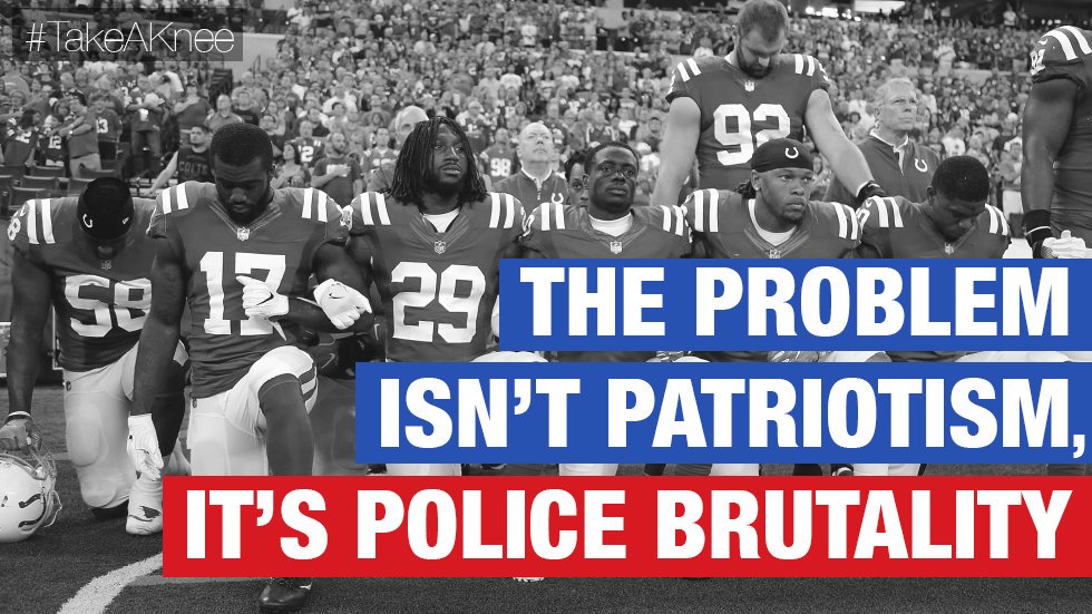 TheBlackCaucus's tweet photo. Are y'all listening?

“I said no to the Super Bowl / You need me, I don’t need you / Every night we in the end zone / Tell the @NFL we in stadiums too." – @S_C_ 

 #EverythingIsLove #BlackLivesMatter #TakeAKnee #ImWithKap https://t.co/jwKmrp2ePI