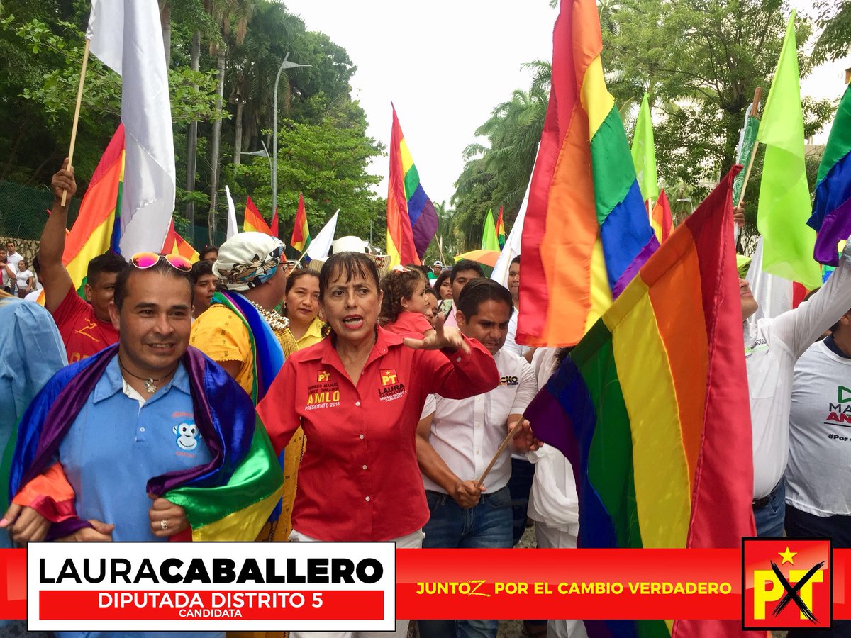 LauCaballeroAca's tweet photo. Defender los derechos de todas y todos es nuestro compromiso principal. Como diputada local del distrito 5, continuaremos fomentando el respeto y la tolerancia a la diversidad.
¡JuntoZ por el cambio verdadero! 
Vota 5 X PT     ✅🖐🏼PT
#VotaSoloPT  #AMLOesPT #TuVozSeráEscuchada https://t.co/XzSV8PEDRD