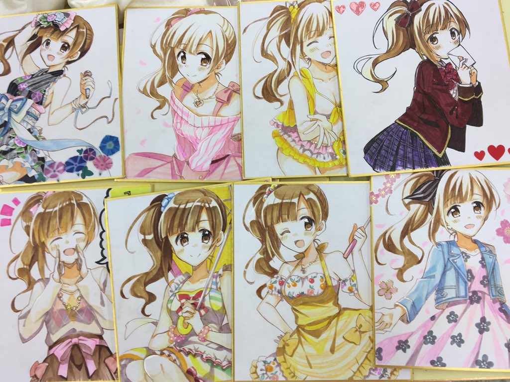 今日の色紙です!机に並んでないので、お声がけ下さい。 