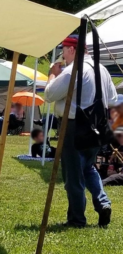 mdaubrey's tweet photo. TMZ (TennesseeVintageBaseBall Mania Zone) has released these photos, showing proof that @WilliamDocHardy has fallen off of the glazed biscuit ring wagon and is apparently eating fruit.  He hasn't commented on the issue.  We haven't yet asked him. https://t.co/dYQD6b7JOU
