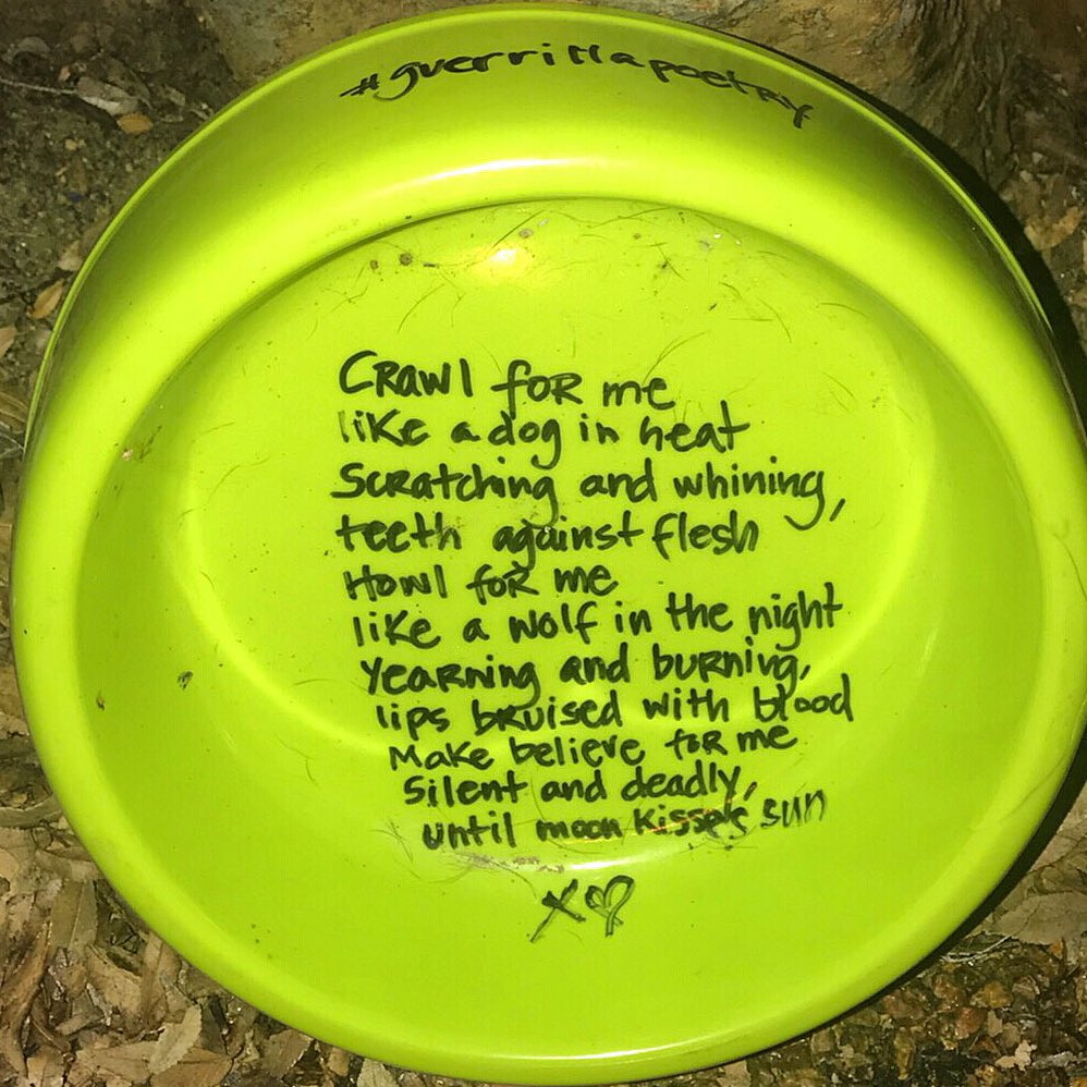 SabrinaRosalita's tweet photo. #guerrillapoetry day 356(9 to go!)
#gimmeabullettobiteon #stopdropandwrite #noediting https://t.co/rLtVSjKMO1