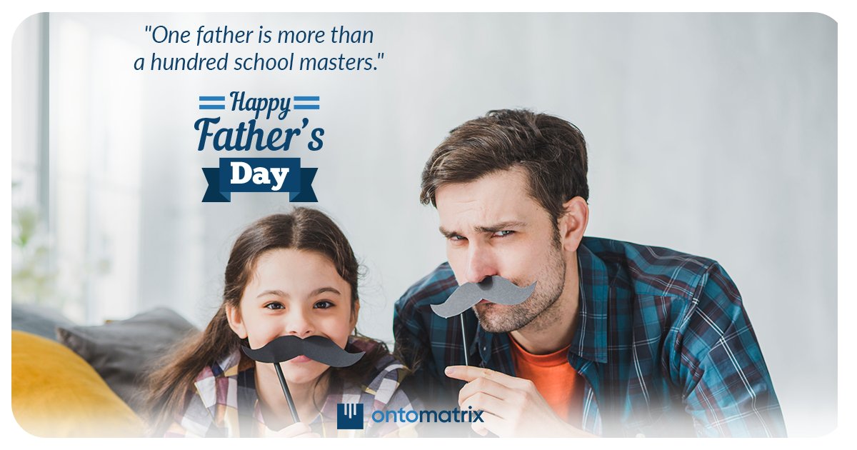 ontomatrix's tweet photo. Warm wishes from OntoMatrix on this special day.
#OntoMatrix #FathersDay2018 #FamilyTimes #WarmWishes https://t.co/usaUpJNDWo