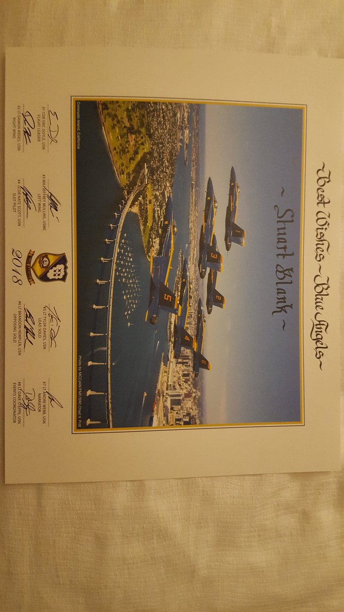 Stuyflys's tweet photo. Gift from the Blue Angels for, as they put it, "our exceptional support in fueling operations" https://t.co/fhYFZbUTa4