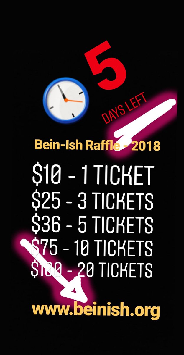Bein_Ish's tweet photo. ⌛5 DAYS LEFT!!! 
SUPPORT OUR YEAR-ROUND ACTIVITIES!!
visit our website https://t.co/Duf2lMKCtH or call our automated system 
(347)706-1113 https://t.co/1aDxOErwWP