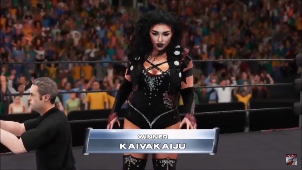 KaijuKaiva's tweet photo. Even the one woman army canβt stop me from wreaking havoc! @BCWrestling_2K #MonstrousGeisha π² https://t.co/VOBkoR1e9o