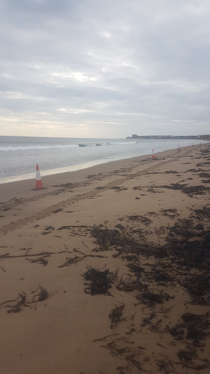 LandsailRedcar's tweet photo. Course safety boundary laid, waiting to see what the beach is like when the tide has dropped. 

@RedcarCleveland https://t.co/YB05mUN25I