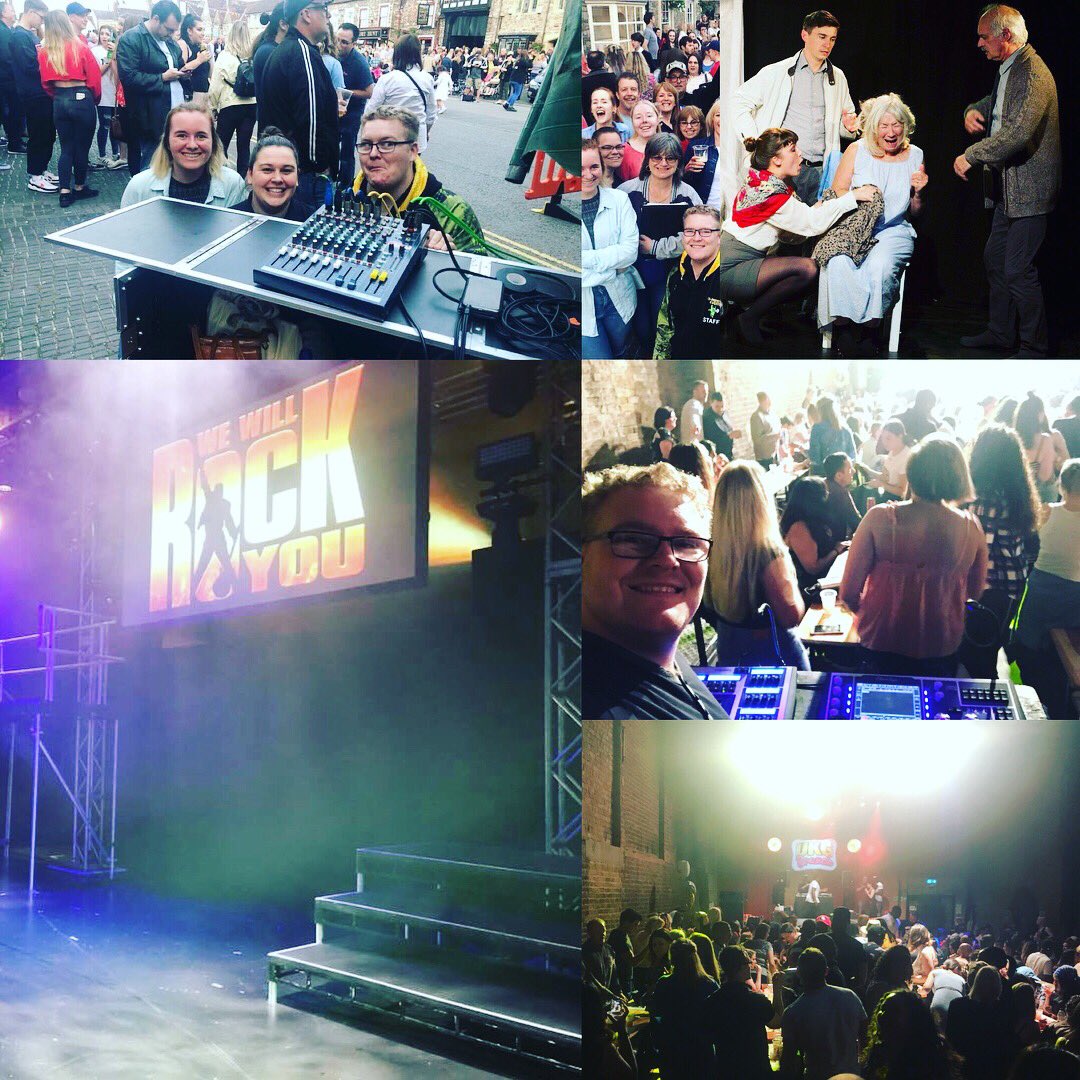 An awesome week of events
<a href="/svmcc/">Sodbury Vale Musical</a> at Sodbury Festival
#thedotcollective with Brainsville at night
#wewillrockyou  (Amazing!)
To end the week working 4 <a href="/HaloLighting/">Halo Lighting</a> lighting for <a href="/ukgbrunch/">officialukgbrunch</a>
 
#ukgbrunch #lighting #sound #rave #festival #music #auriestyla #BadBoyBrown #events #uk