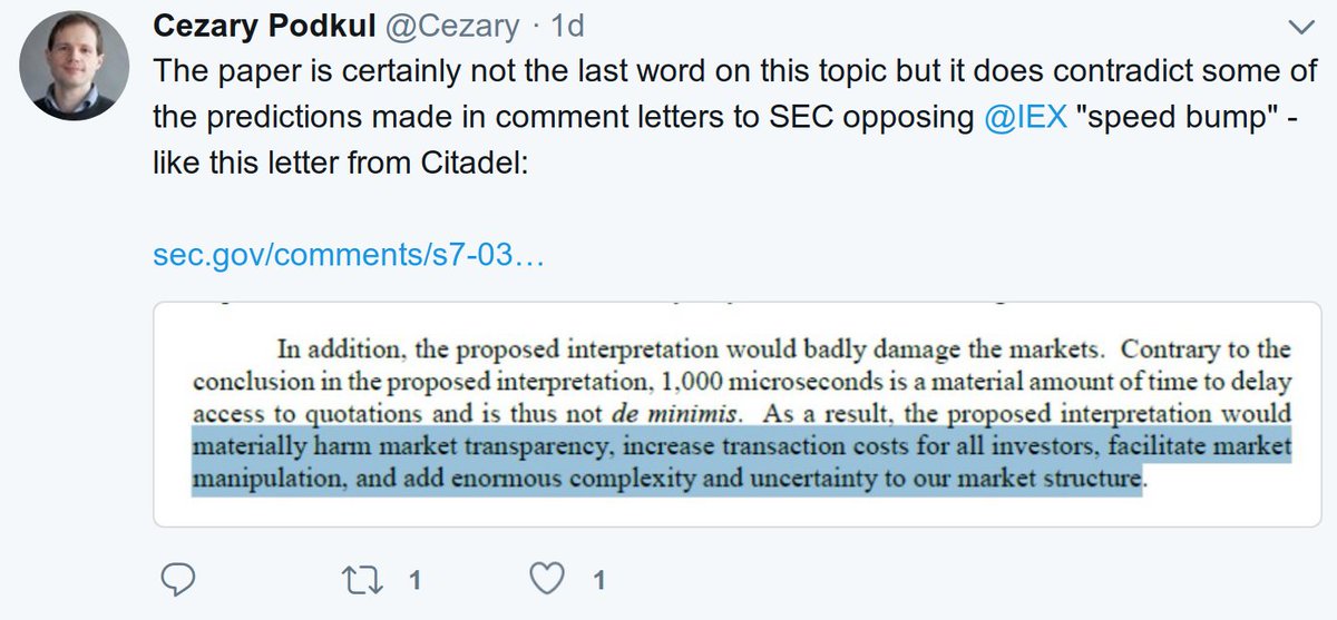 NeoHFT's tweet photo. @WSJFinReg IEX continues to rely on biased reporting and poorly written studies to justify its dark and expensive ATS. IEX should not be a public exchange: 

https://t.co/5XnmEWbufe

https://t.co/70xbvOCEzs https://t.co/F745aEq29U
