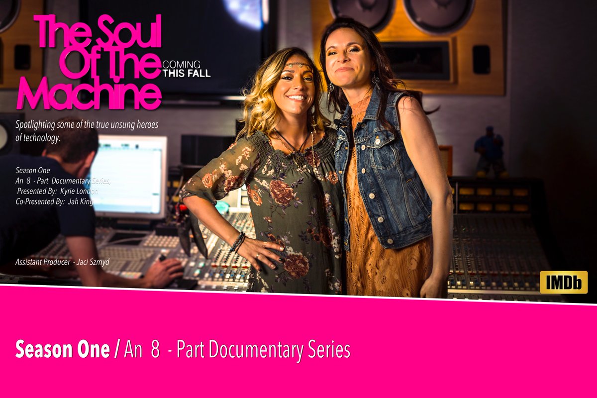 #TheSoulOftheMachine. Welcomes Jaci Szmyd to the #series our #Assistant #Producer - Boss Lady 2!! Love this Pic,
x.com/kyrielondon_
imdb.com/title/tt7596640
unitedcreativepictures.com