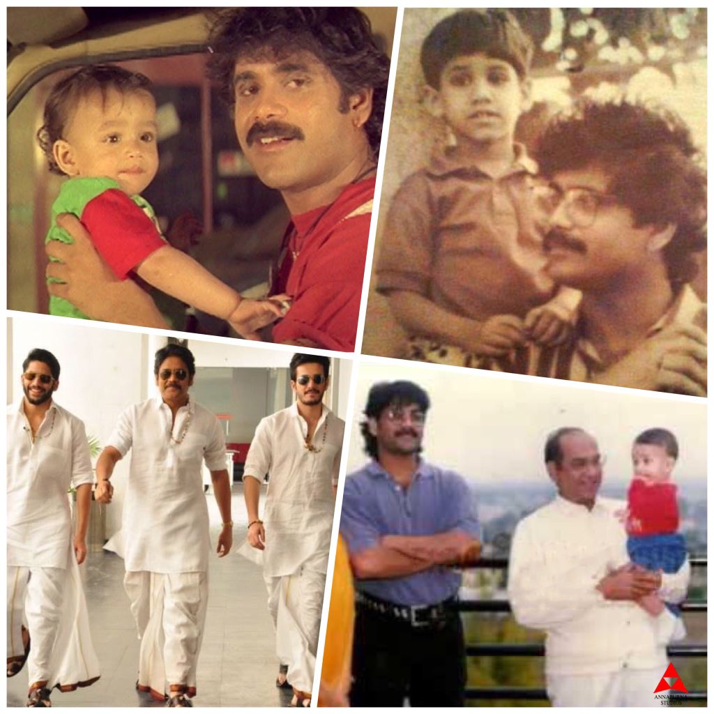 AnnapurnaStdios's tweet photo. Sharing few memorable and candid moments of super handsome father son duo! Happy Father's Day everyone! #annapurnastudios #fatherfirsthero
#HappyFathersDay https://t.co/w8f8aboVPy